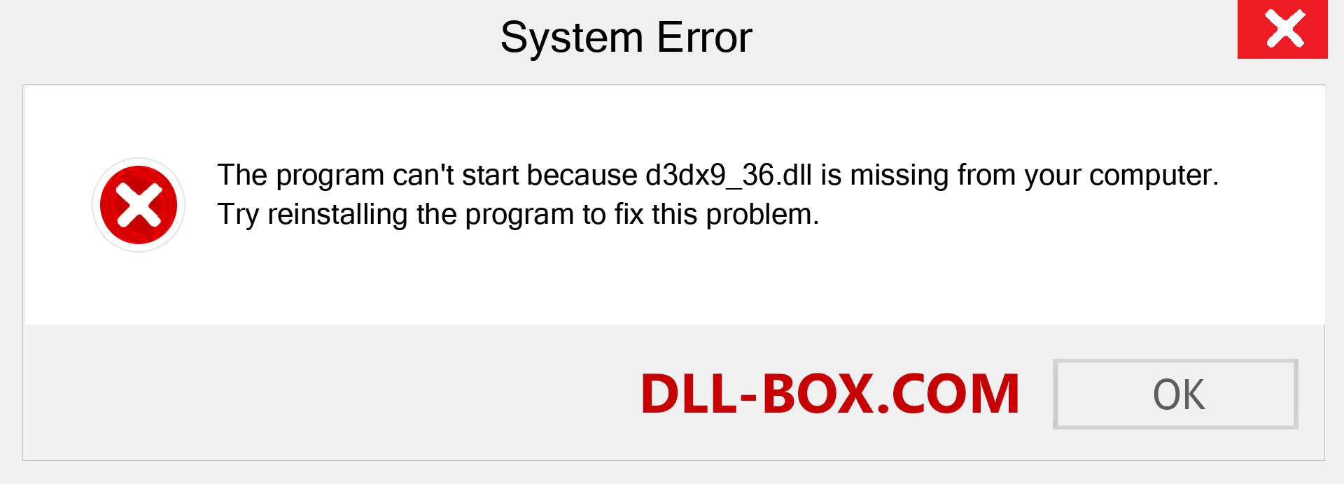  d3dx9_36.dll file is missing?. Download for Windows 7, 8, 10 - Fix  d3dx9_36 dll Missing Error on Windows, photos, images